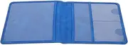 MOLUCKFU Leather Car Folder Car Insurance Holder Id Wallet Organizer Credit Card Purse Driver's License Storage Pu Case