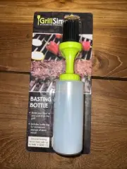Grill Simple Basting Bottle With Silicone Brush Heat Safe To 446 Degrees. J1