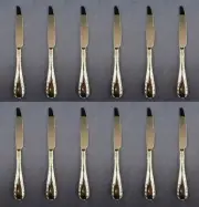 SET OF TWELVE - Wedgwood Stainless Flatware METROPOLIS - DESSERT Knives