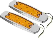 iplusmile 2Pcs Truck Side Marker Lights LED Side Lights Bright Lighting Durable Design for Pickup Trailer and Rv Use Enhanced Visibility and Safety Features