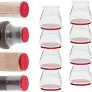 Sliders As Seen On TV - Red Means They’re Authentic - Premium Chair Covers Protect Hardwood & Tile Floors from Scratching - Fits Most Furniture Leg Sizes & Shapes - 8 Pack