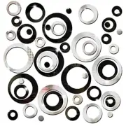 72 Pieces Wall Stickers Acrylic Circle Mirror Removable Round Silver, Black