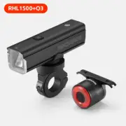ROCKBROS Bicycle Bike Front Headlight Rear Light Set Waterproof Rechargeable