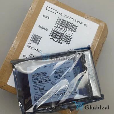 HPE P18426-B21 P18484-001 SATA 1.92TB 6G 2.5" RI Server SSD NEW