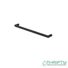 Fienza Empire Slim Single Towel Rail 600mm Matte Black