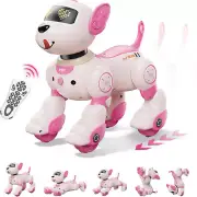 Programmable Robot Dog Toy with Voice Control for Kids, 2.4GHz Remote Control Ro