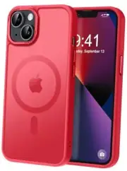 Strong Magnetic for iPhone 13 Case & iPhone 14 iPhone 13/iPhone 14 6.1" Red