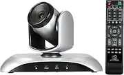 1080P HD Video Conference Camera 3X Optical Wide Angle Webcam Supported H.264 Hard 355° Rotation Plug & Play with Remote Control for Video Meetings Training Teaching