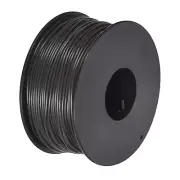 28AWG Stranded Wire PVC Hookup 50M/164ft Black, Electrical Wire UL1007 Spool
