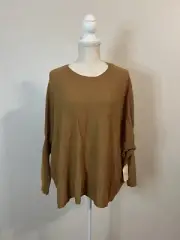 NWT Alter’d State Warm Mustard Yellow Batwing Sweater Sz Small