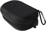 Clip 5 Case, Hard Travel Protective Case for JBL Clip 5 Portable Mini Bluetooth Speaker Cover Case with Carabiner&Strap (All Black)