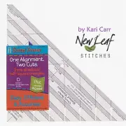 QuiltMaster Precision Trimmer - Perfect 3/4" Half Square Triangle Ruler