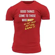 Men's Letter Printed Funny T Shirt Tee Top 100% Cotton Short Sleeve Graphic Shirt Black Red Dark Blue Comfortable Tee Vacation Street Fashion Designer Clothing