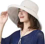 アイメディア(Aimedia) Eyedia Women's Hat, Wide Brim Hat, UV Protection, Hat, Wide Brim, Sunshade, Sun Umbrella, Spring and Summer, UV Protection, UV Protection Like a Parasol, Wide Brim Hat