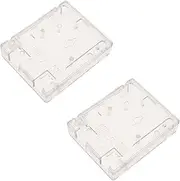 2PCS Protective Case Clear Acrylic Housing Case Transparent Computer Box with Pin Leakage Compatible with UNO R3 R4 Board