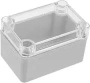HOMSFOU Outdoor Junction Box Transparent Electrical Enclosure for Electronics Projects Dust Resistant for Residential and Commercial Use Easy Maintenance