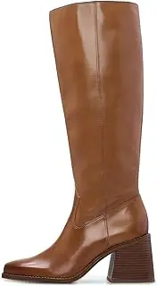 [VOMIRA] Knee High Boots Women Wide Calf Boots for Women Square Toe Tall Boots Chunky Heel Leather Long Boots Winter Fall Boots Black Boots for Women