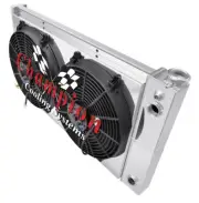 PR 3 Row Radiator 28",14" Fans,Shroud,1.5,1.75-1967-1972 Chevy Pickup Trucks LS