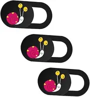 LAPYAPPE 3pcs Cartoon Pattern Webcam Cover Ultra-Thin Privacy Slider for Laptop Tablet Decorative Camera Shield Lid Cute Fit Easy to Use