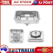 /Square Stainless Steel Kitchen Sink Strainer Drainer Post Stopper Waste Plug.