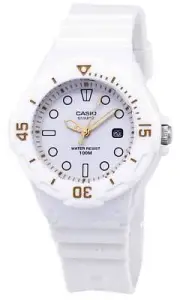 Casio Enticer Classic White Dial Rotary Bezel LRW200H7E2VDF Momens Ladies Watch