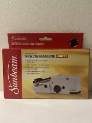 Sunbeam Handheld Sewing Machine SB011 Cordless Portable Single Stitch for Travel