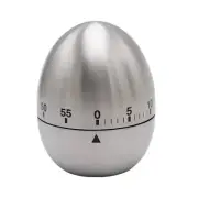 Egg Shape 60 Minutes Timer Metal Easy Operated Kitchen Timer for Cooking Baking