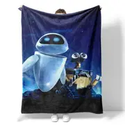 Wall.e Blanket Soft Warm Flannel Throw Custom Name Blanket For Bed Sofa Decorations Christmas Birthday Gift