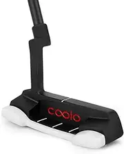 COOLO Graphite Golf Putter, Provide Greater Stability and Less Face Twisting, Blade/Mallet/Heavy/Center Shafted Putter with Headcover, Oversized Pistol Grip, Right & Left Handed.