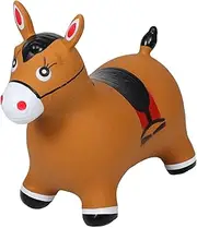 CHICAMPERA Ride for Inflatable Bouncing Animal Indoor Outdoor Fun for Encourages Active Interaction Safe for Homes and Backyards