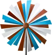 Large Wind Spinner Metal Windmill Rotation Kinetic Sculpture Outdoor Yard Decor