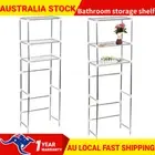 3 Tiers Toilet Shelf Bathroom Rack Over Washing Machine Storage Shelves NEW