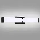 24 Inch LED Bathroom Vanity Light Cool White 5000K Black Modern Matte Bathroom L