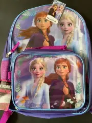 Disney's FROZEN II / BACKPACK + LUNCHBOX COMBO SET [NEW w TAGS!] - Anna, Elsa