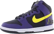 [Nike] Men's Dunk High EMB Lakers Black/Opti Yellow/Court Purple/Wht (DH0642 001)