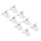 8Pcs/Set Curtain Rod Bracket Holders Pole Wall Bracket Hooks for Home Kitchen