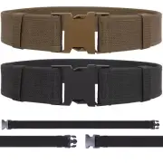 Tactical Duty Belt Heavy Duty Utility Webbing Police Security Military Work Swat