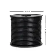 [Unbranded] Giantz 4MM 100M Twin Core Wire Electrical Cable Ex