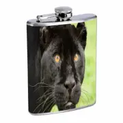 Black Panther D1 Flask 8oz Stainless Steel Hip Drinking Whiskey