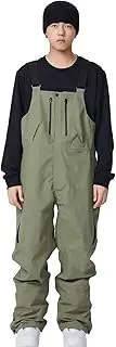 [SnowElve] Men's Waterproof Ski Bibs Winter Snow Pants Overalls Snowboarding Pant for Outdoor Sports