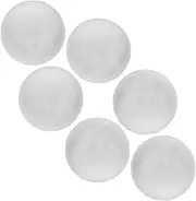 6pcs Mini Stainless Steel Reflective Gazing Ball Hollow Round Garden Mirror Balls for Indoor Outdoor Decoration and Chic Lawn Accessories