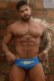 [Y127] Handsome Man Cute Male Model Showing Off Body Physique Art Photography