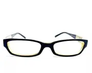 New DKNY Rectangular Cat Eye Black Cream White Wood Style DY4589 3191 49 16 135