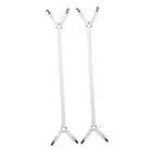 2Pcs/set Adjustable Bed Sheet Grips Tighteners Fasteners Elastic Brace Straps