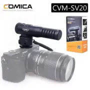 COMICA CVM-SV20 on-camera Stereo Shotgun Video Interview Microphone Mic fr DSLR