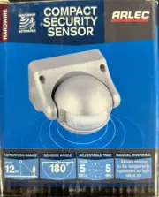 Arlec Movement Activated Security Sensor Light Hardwire Outdoor 12m Range