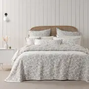 Bianca Amelia Stone Soft Taupe Design Bedspread Home Set