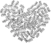 [CORHAD] Vintage Look Diy Accessory Kit 85pcs Charm Pendants and Bead Tubes for Jewelry Craft