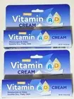 SET OF 2 Natureplex Vitamin A & D Cream Moisturizer For Dry & Flaky Skin 1.5 oz