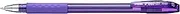 Pentel Feel-It! Capped Ballpoint Pen 0.7mm Medium Nib Violet Ink, Box of 12 Pens (BX487-V)